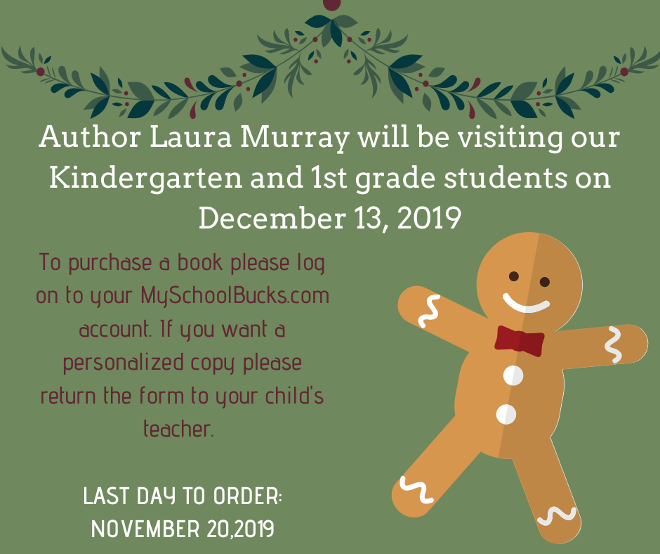 Author visit flyer
