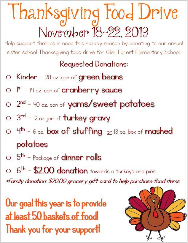Thanksgiving Food Drive