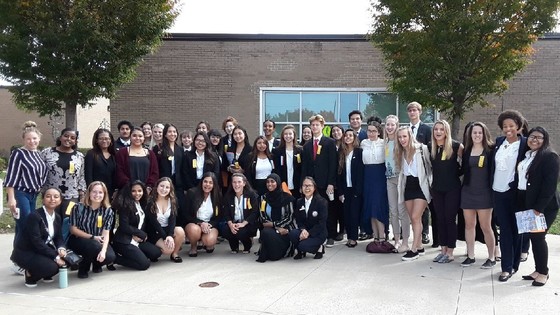 Picture of students at HOSA Fall Leadership Conference