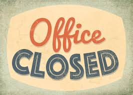 Image of office closed