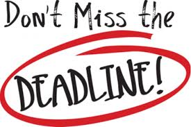 Image of deadline