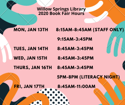 Bookworm Book Fair Schedule