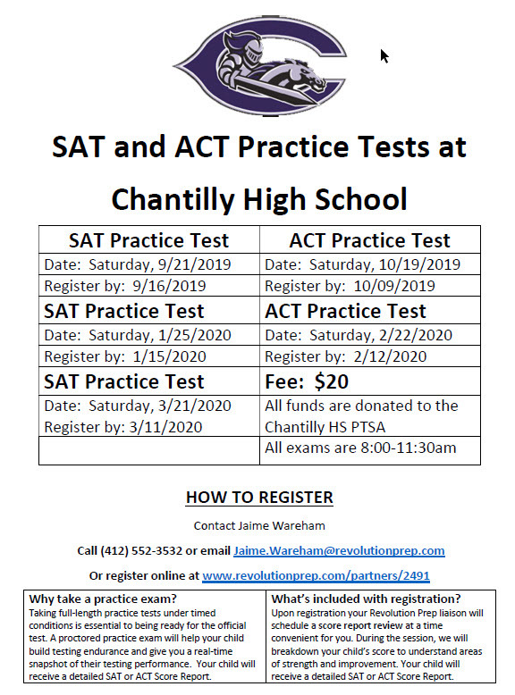 SAT and ACT Practice Tests
