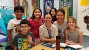 ms li with students