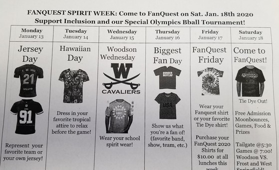 FanQuest Spirit Week