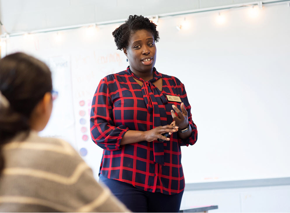 Rashida Williams, manager, College Success Program 