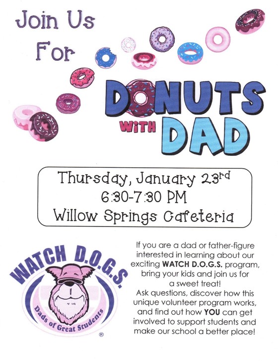 Donuts with Dad Flyer