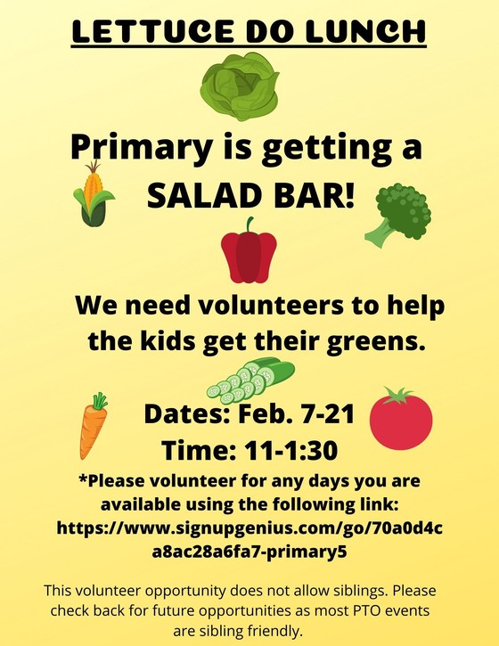 Salad Bar Flyer