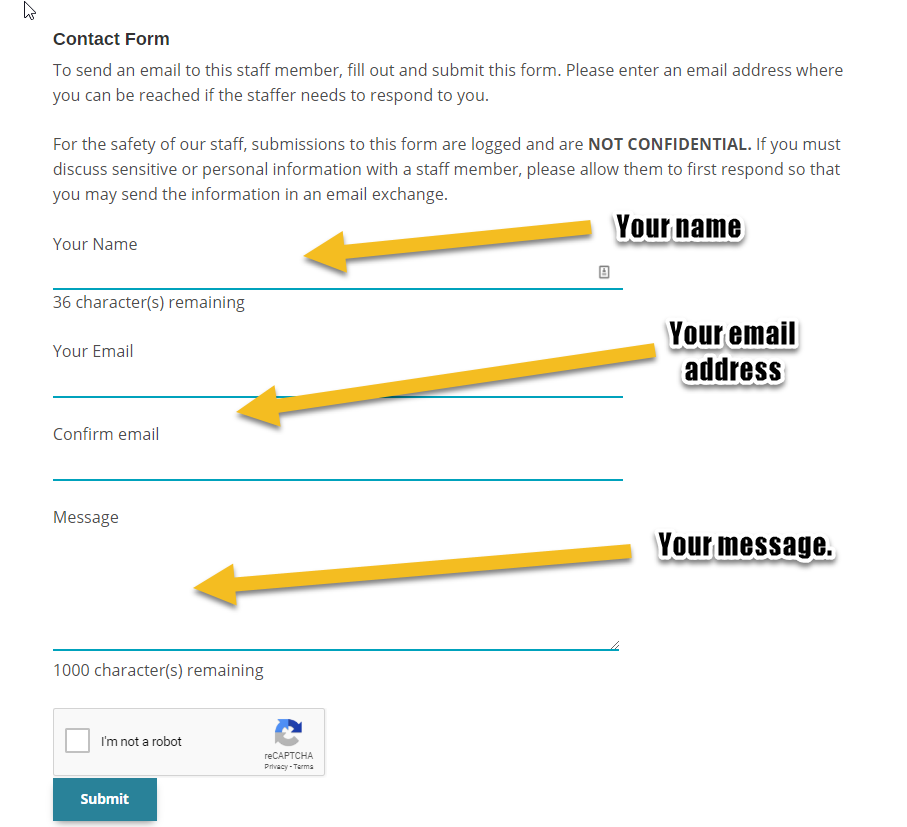 external email procedures