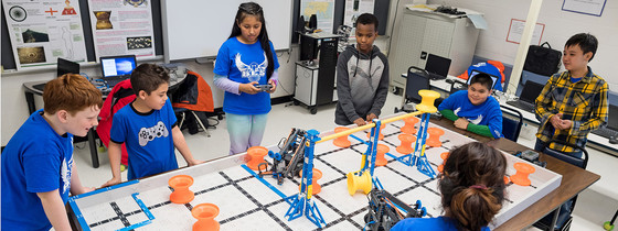 Braddock Elementary students