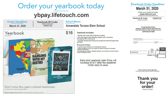 Yearbook sale 2