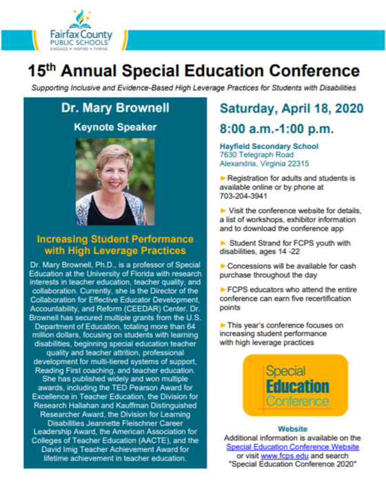 Special Education Conference 2020