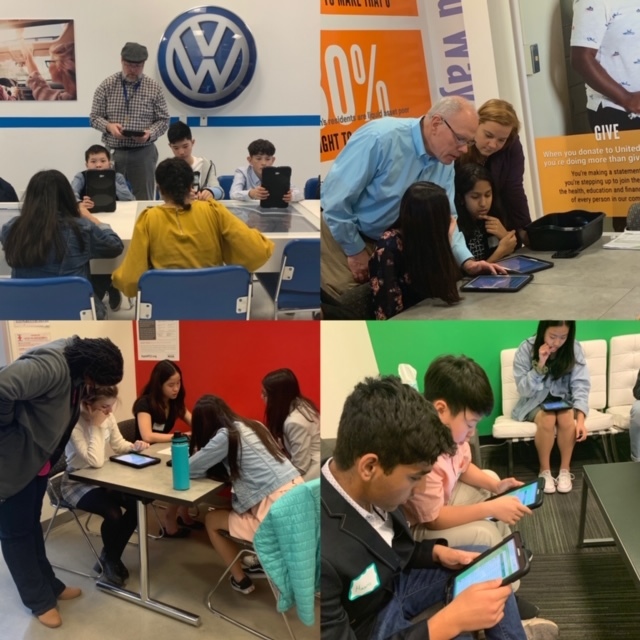 8th Grade Students in Finance Park Field Trip