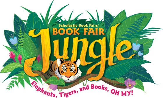 Book Fair jungle image. Elephants, Tigers, and Books, OH MY! 