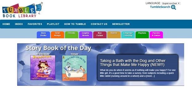 Tumblebooks Home Page