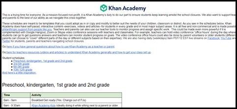 Khan Academy 