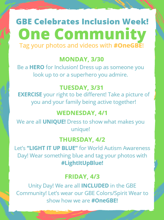 GBE Inclusion Week
