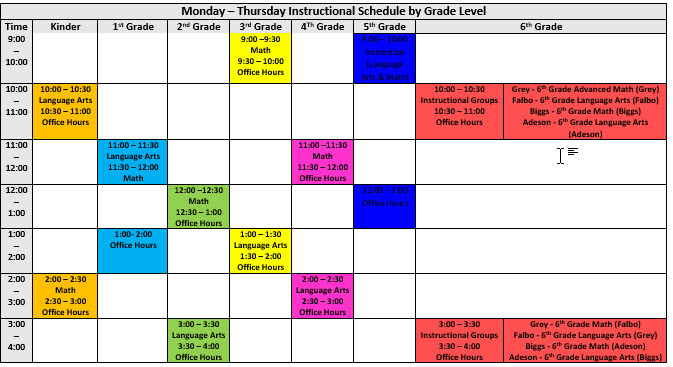 schedule