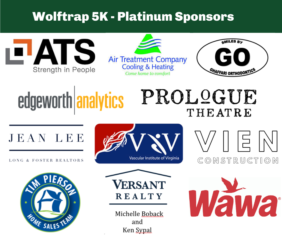 Platinum Sponsors - Wolftrap 5k