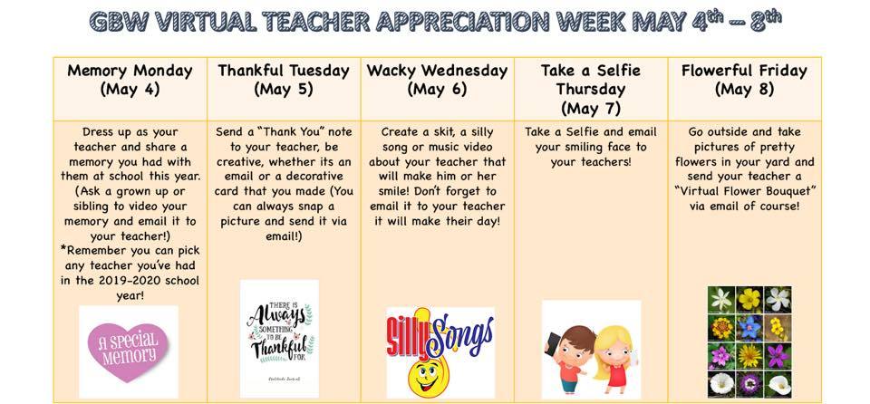 PTA Teacher Appreciation Week
