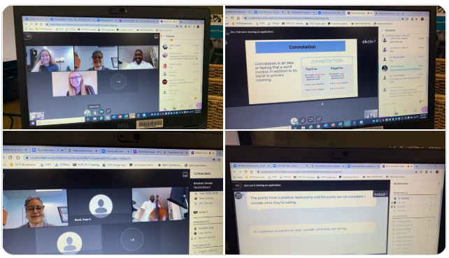 Dr. Goodloe and Dr. Ivey visit classrooms