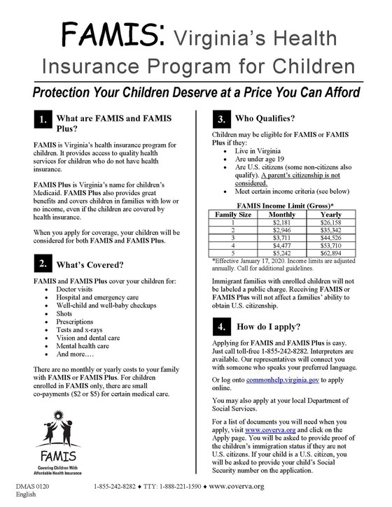 Virginia Health Insurance for Children
