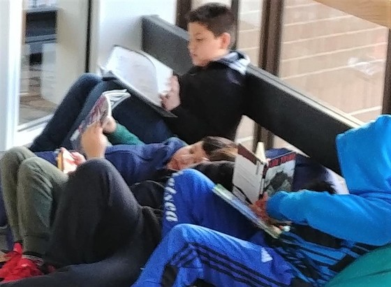 Students Reading