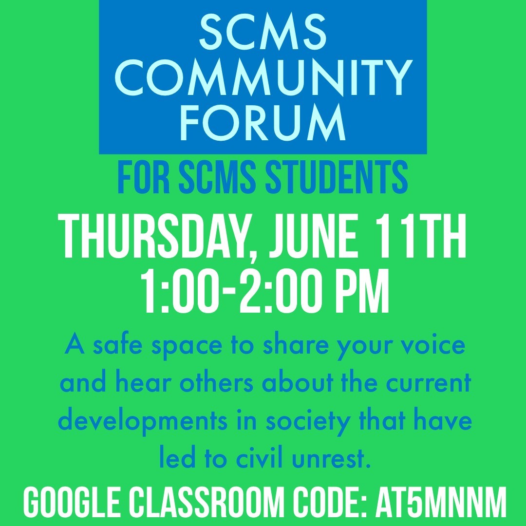 SCMS Community Forum 