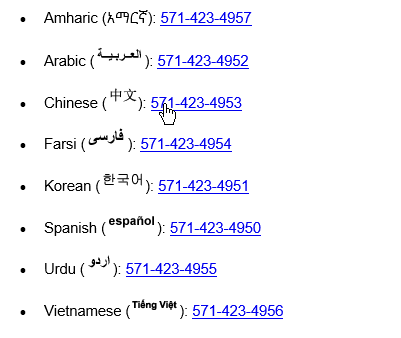 Phone Numbers 