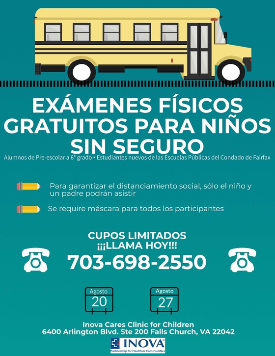Exámenes físicos gratuitos 