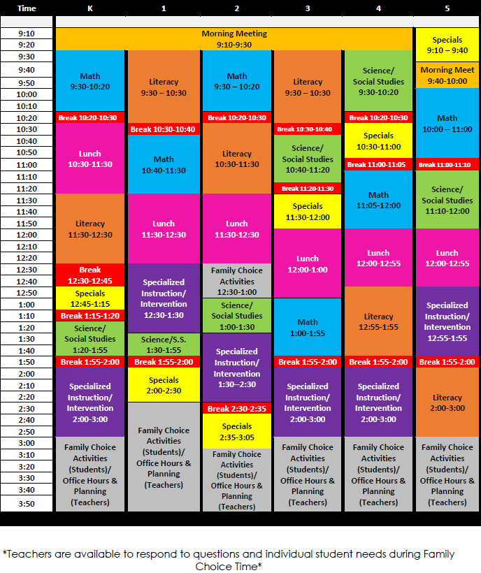 Virtual Schedule