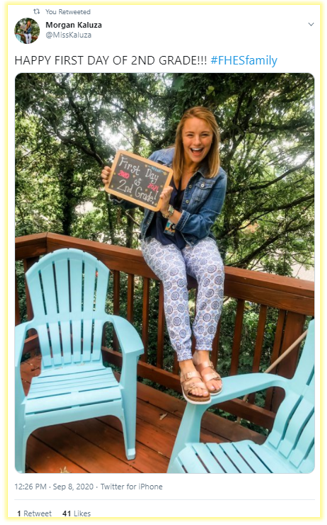 Ms. Kaluza Tweet 1