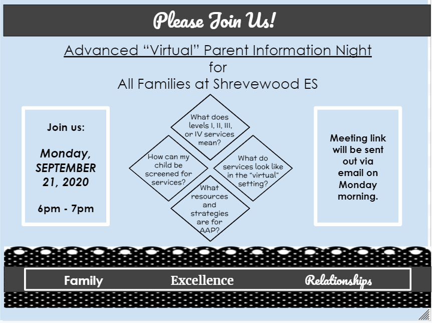Advanced Academic Information Night