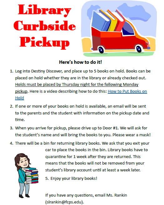 Library Curbside Pick-up