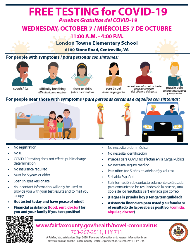 LTES Flyer for COVID-19 Testing