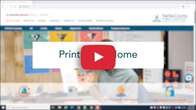 Printing at home video