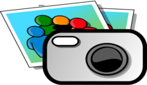 camera and pictures