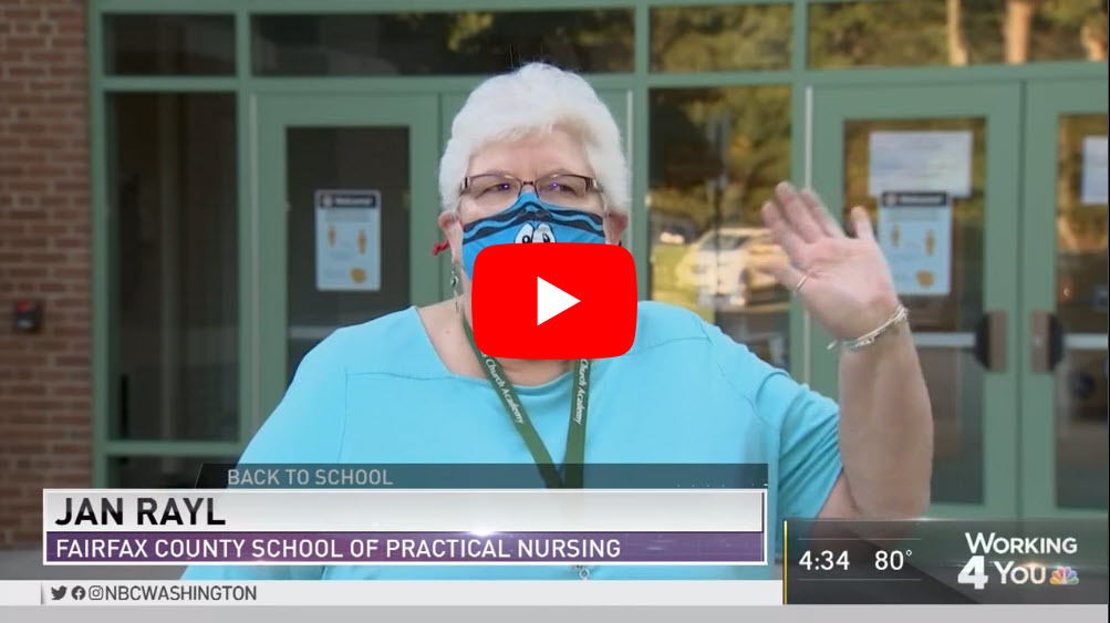 Jan Rayl, interim director of FCPS nursing program at Fall Church HS