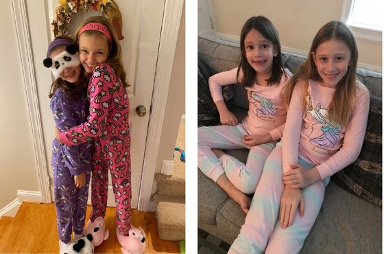 students in pajamas