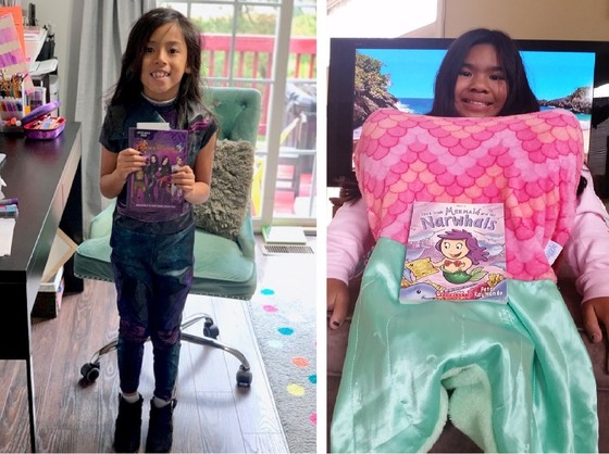 students in costumes