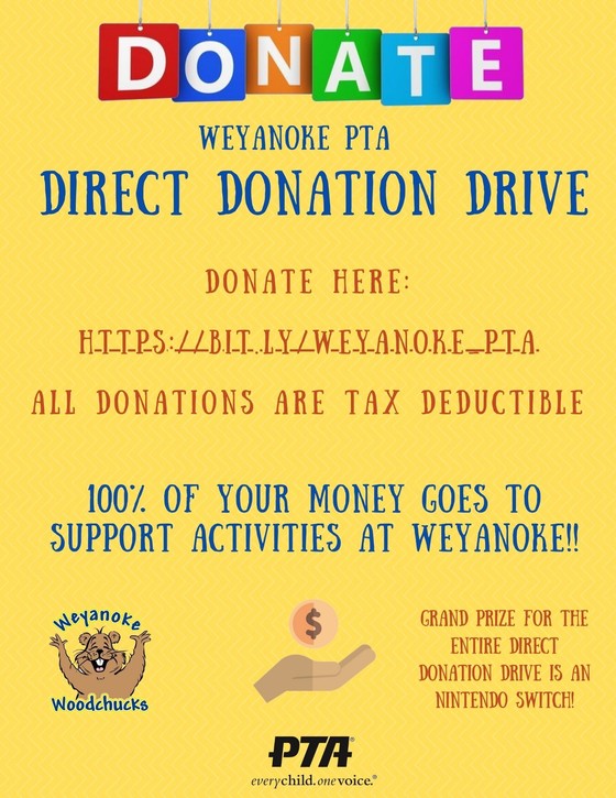 Direct Donation Drive Flyer