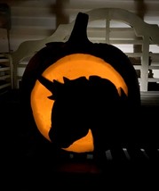 Unicorn at Midnight pumpkin