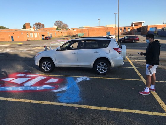 Seniors Parking Lot Painting