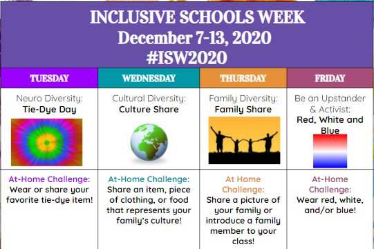 Inclusive Schools Spirit Week