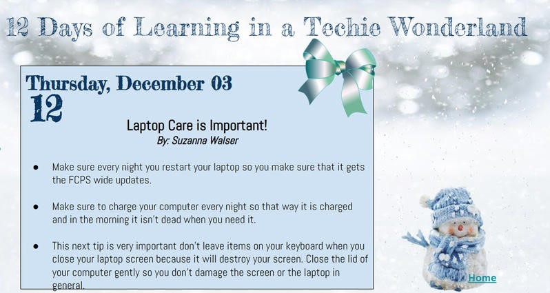 12 Days of Learning