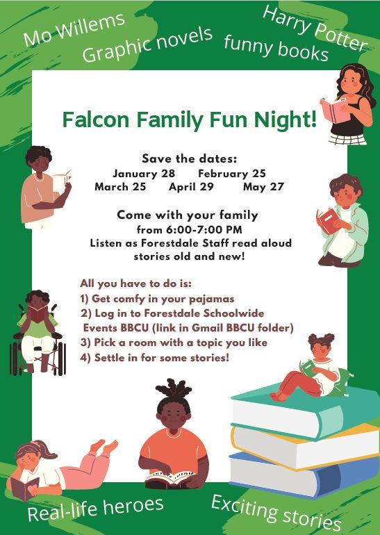 Falcon Family Fun Night Flyer