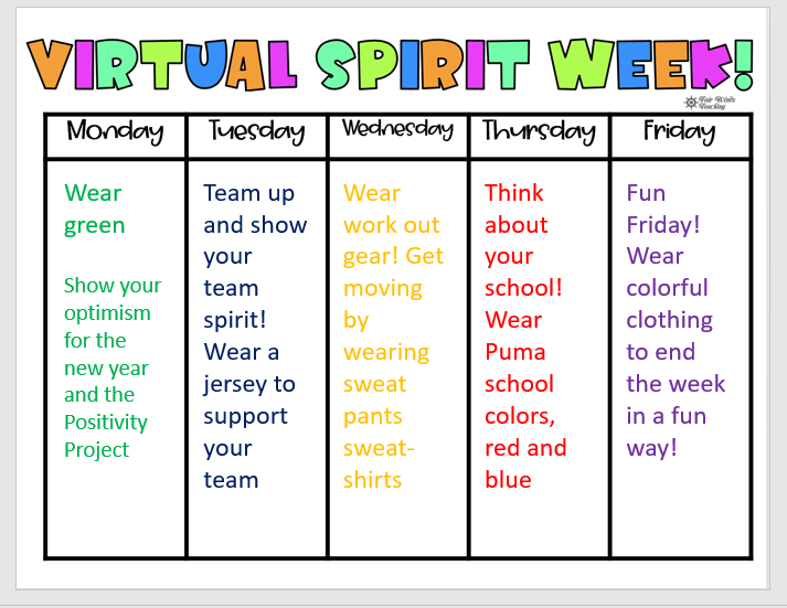 spirit week