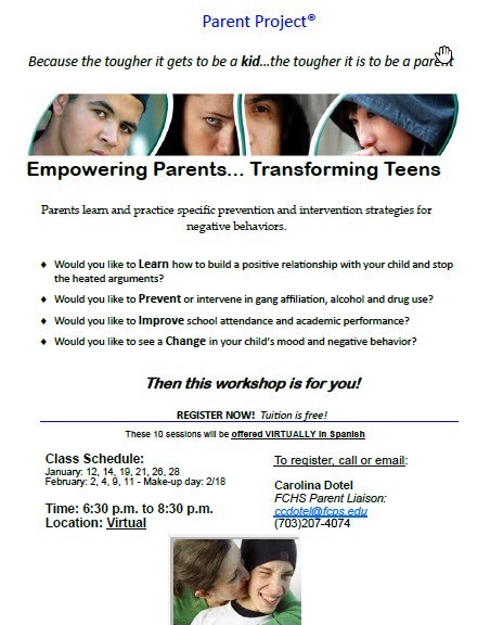 Parent Project flyer
