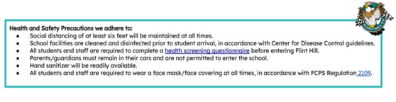 Health and Safety Precautions