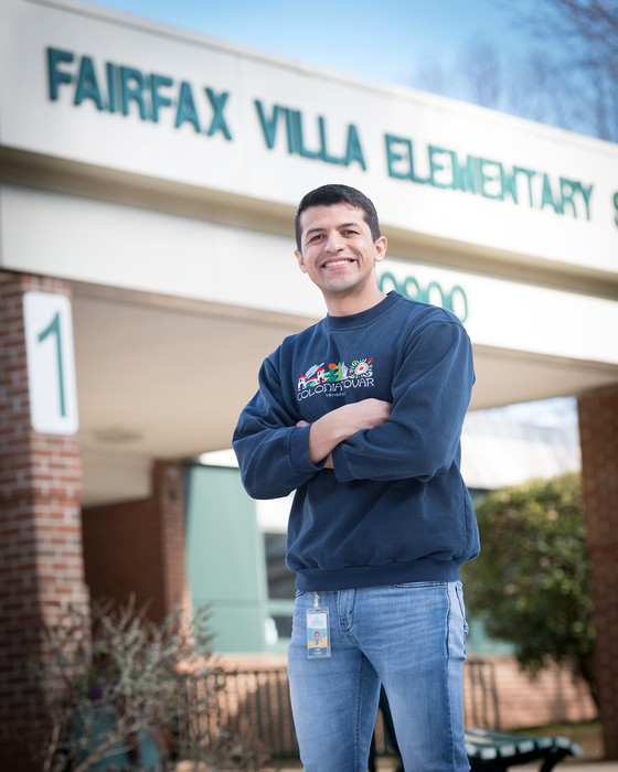Jose Flores, Student Information Assistant (SIA) at Fairfax Villa ES